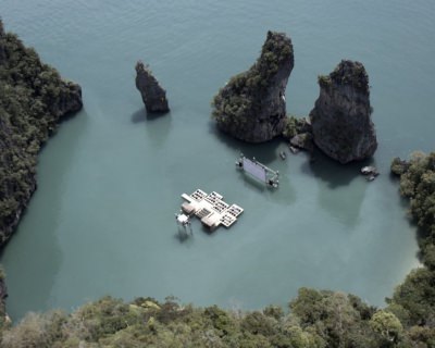 Floating Movie Theater in Thailand