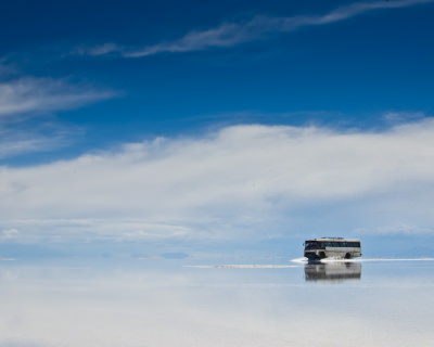 The world’s largest salt flat “Salar De Uyuni” in Bolivia