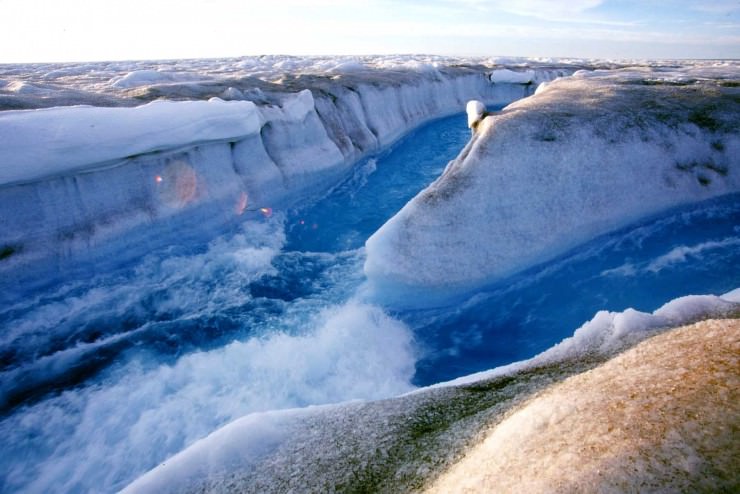 Ice Canyon in Greenland