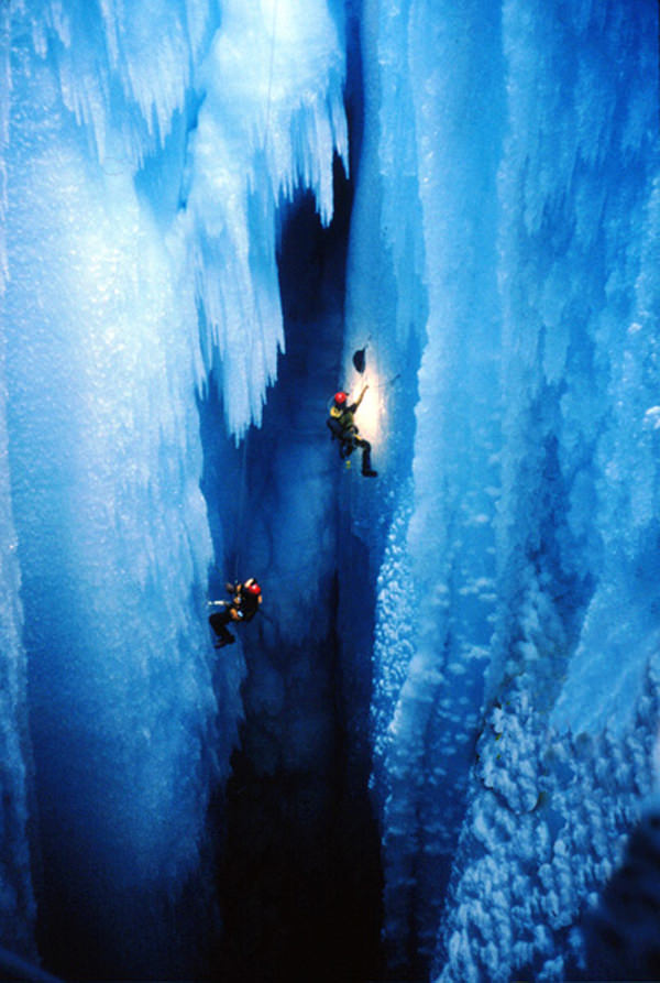 Ice Canyon in Greenland