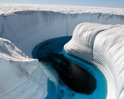 Ice Canyon in Greenland