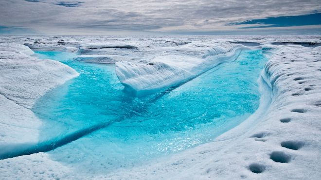 Ice Canyon in Greenland