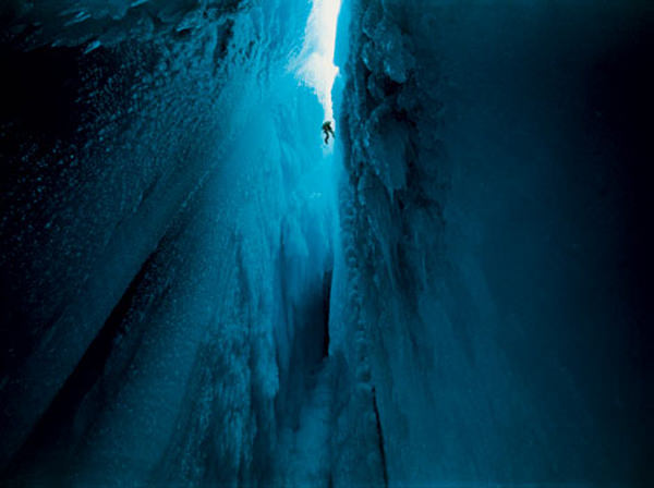 Ice Canyon in Greenland