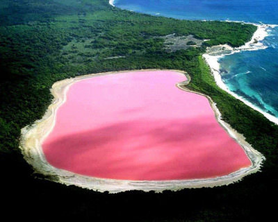 Pink Lakes – Rare Natural Wonders