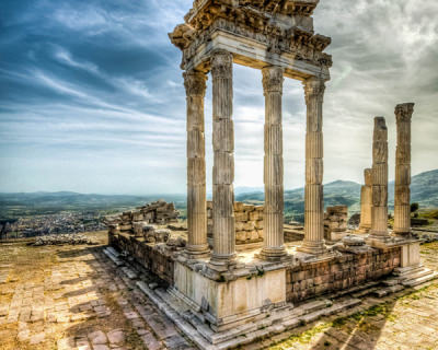 The Ruins of Ancient City Pergamon