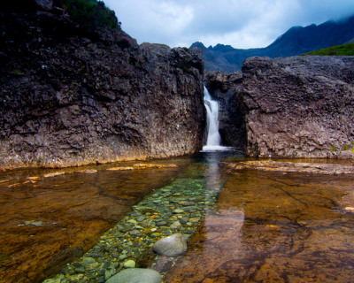 Beautiful Fairy Pools in Scotland
