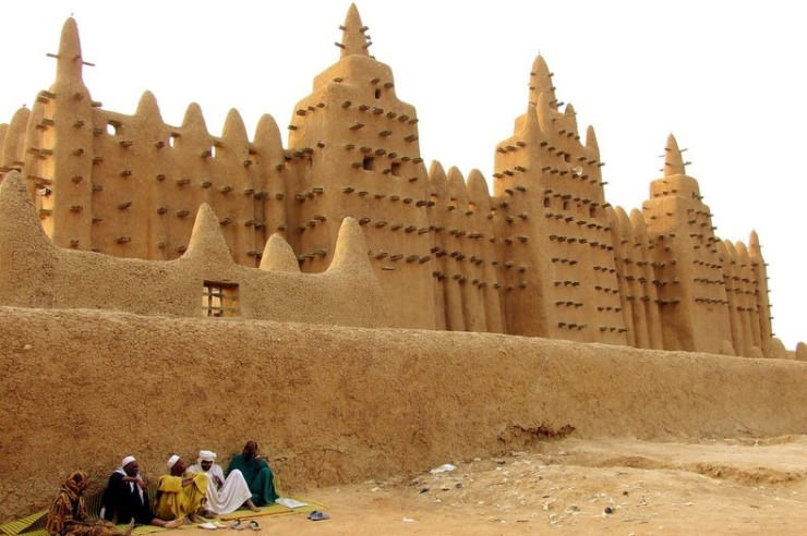 The Great Mosque of Djenné in Mali