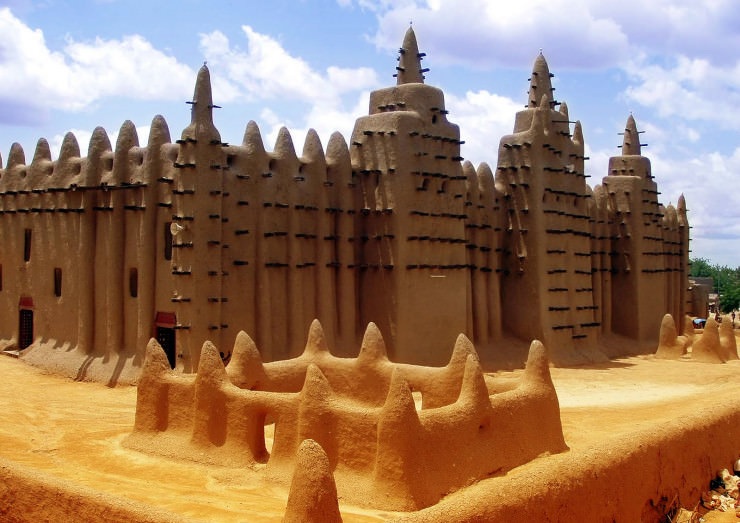 The Great Mosque of Djenné in Mali