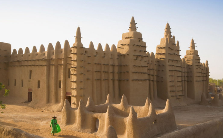 The Great Mosque of Djenné in Mali