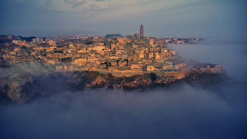 Ancient Cave Town Matera in Southern Italy