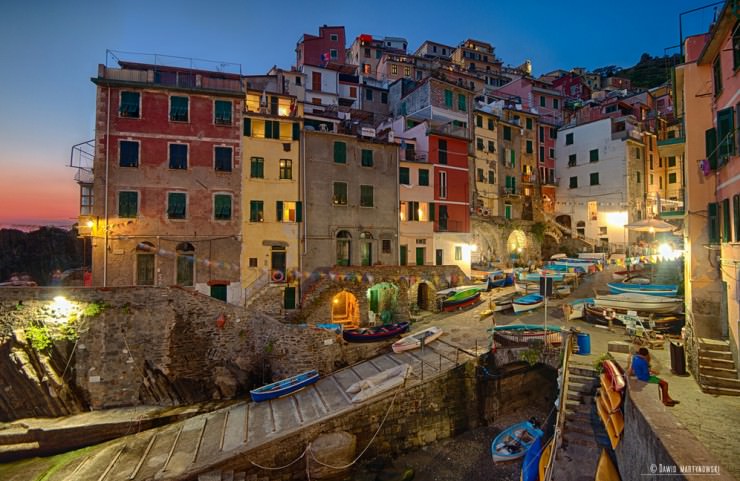 Riomaggiore - First Village of the Five of the Cinque Terre, Italy