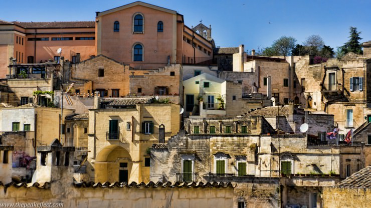 Ancient Cave Town Matera in Southern Italy