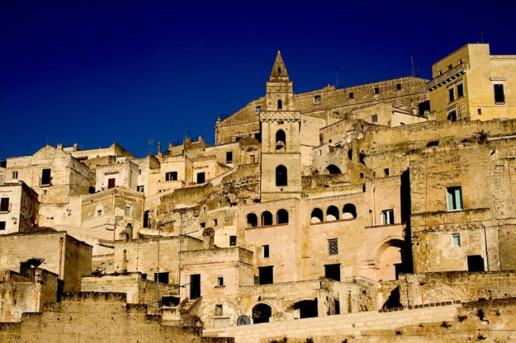 Ancient Cave Town Matera in Southern Italy