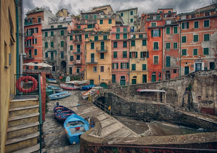 Riomaggiore - First Village of the Five of the Cinque Terre, Italy
