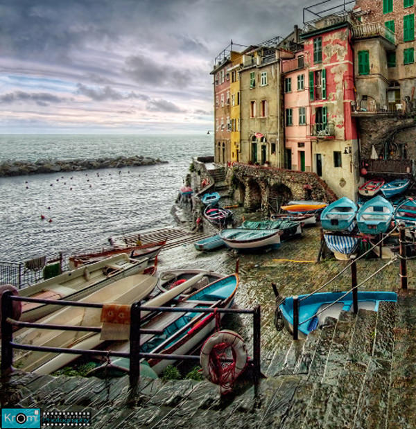 Riomaggiore - First Village of the Five of the Cinque Terre, Italy