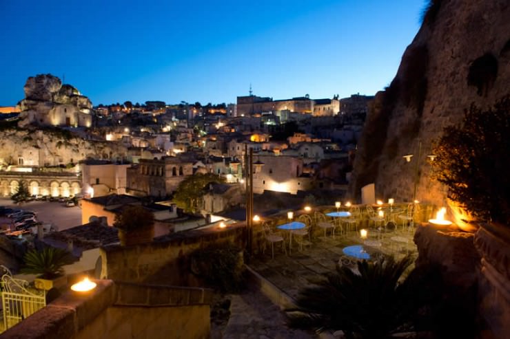 Ancient Cave Town Matera in Southern Italy