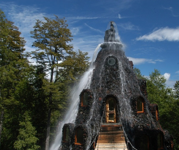 Magic Mountain Hotel - an Artificial Geyser in Nature Reserve, Chile