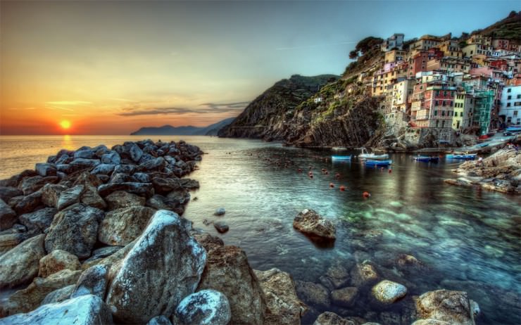 Riomaggiore - First Village of the Five of the Cinque Terre, Italy