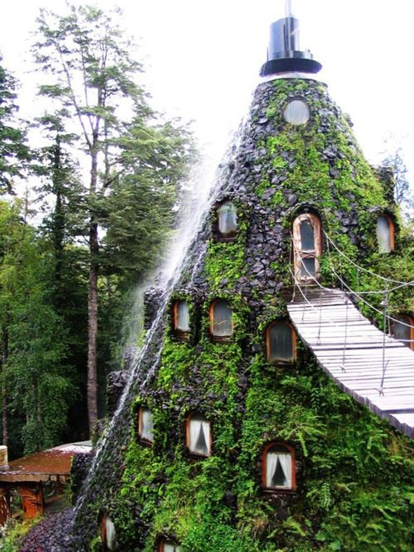 Magic Mountain Hotel - an Artificial Geyser in Nature Reserve, Chile
