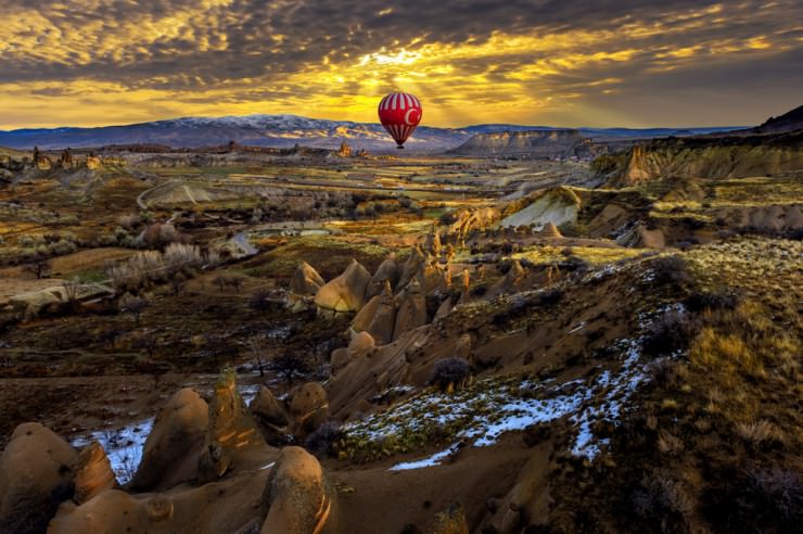 The Best Place to Go Hot Air Ballooning – Cappadocia, Turkey