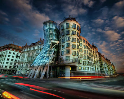 The Surreal Dancing House in Prague, Czech Republic