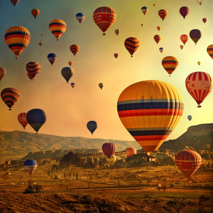 The Best Place to Go Hot Air Ballooning – Cappadocia, Turkey