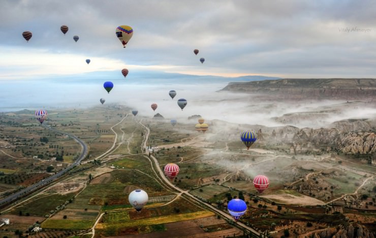 The Best Place to Go Hot Air Ballooning – Cappadocia, Turkey