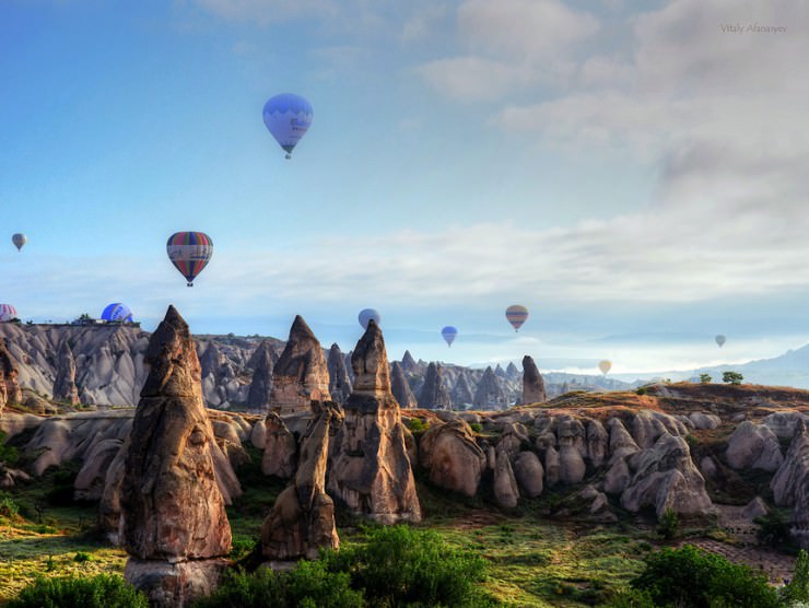 The Best Place to Go Hot Air Ballooning – Cappadocia, Turkey