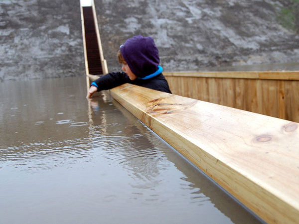 The Moses Bridge – a Place Where Water Divides, The Netherlands