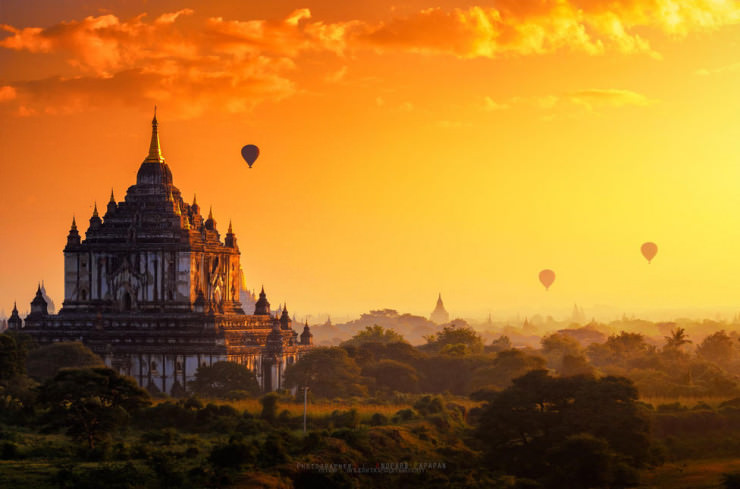 Top 10 Hot Air Ballooning-bagan-Photo by Anuparb Papapan