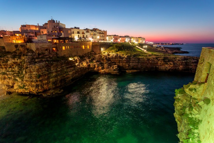 Polignano a Mare by Night Giuseppe De Luca