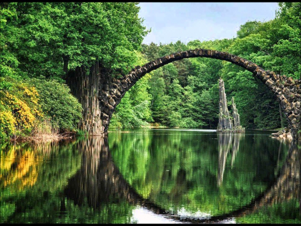 Rakotzbrücke – a Circular Optical Illusion in Kromlau, Germany