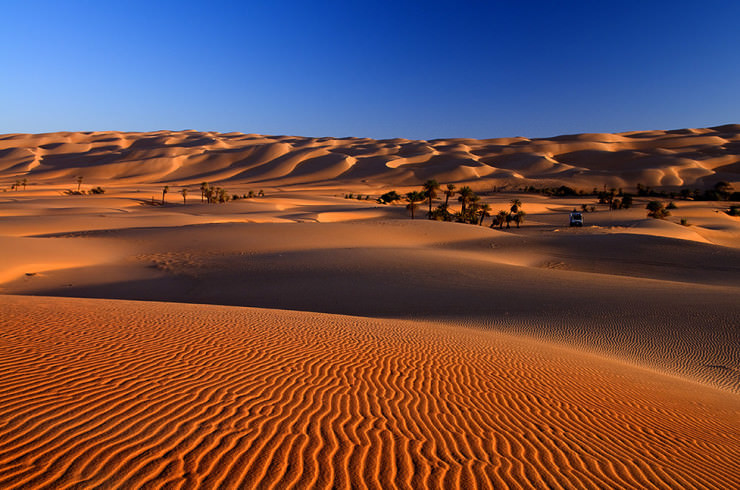 صحرای زیبای لیبی