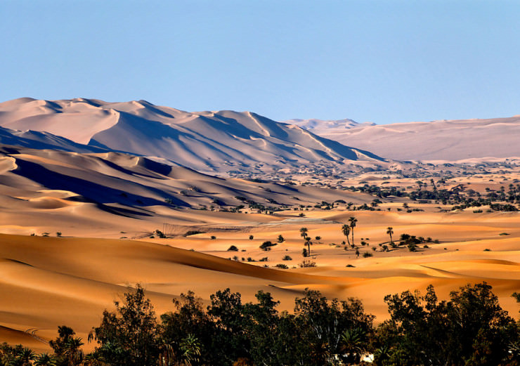 صحرای زیبای لیبی