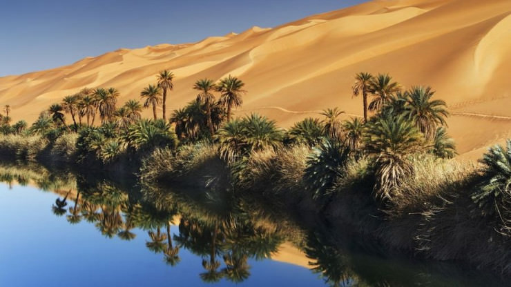 صحرای زیبای لیبی