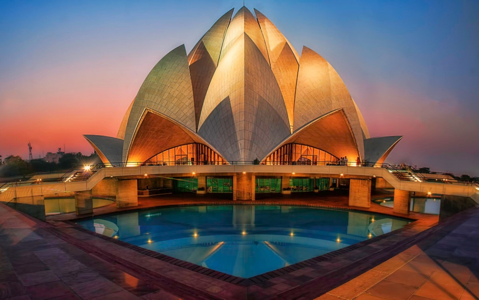 The Lotus Temple – a Blossom of Inspiring Architecture in India