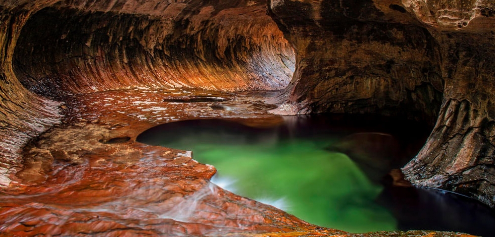 Subway – the Most Unique Canyon in Zion, USA