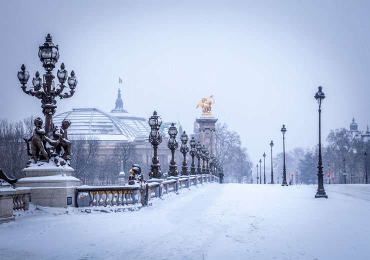 پاریس در زمستان- عکس راملی سرگ