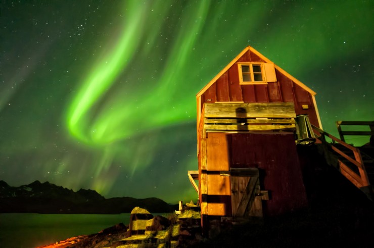 Aurora Borealis در گرینلند