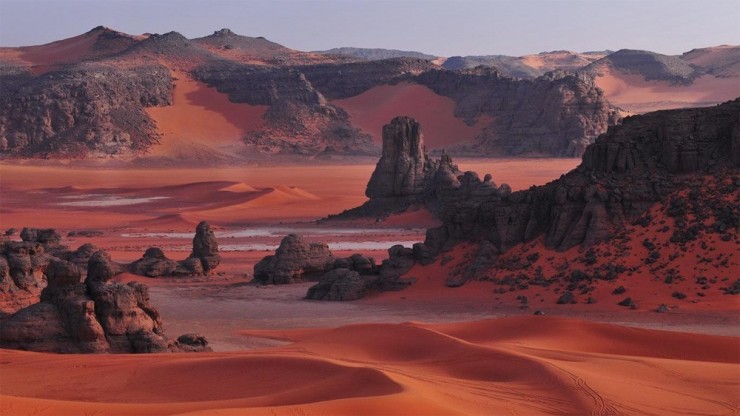 Tassili n'Jajer صحرا و کویر کوهستانی شگفت انگیز الجزایر