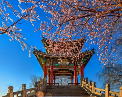 Magnificent Chinese Garden Art in The Summer Palace, Beijing, China