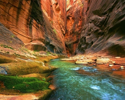 The Narrows – the Most Striking Feature in Zion, USA
