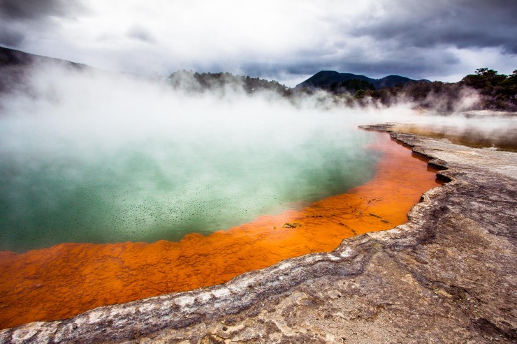 Champaign Pool, New Zealand by Alex Pokrovsky