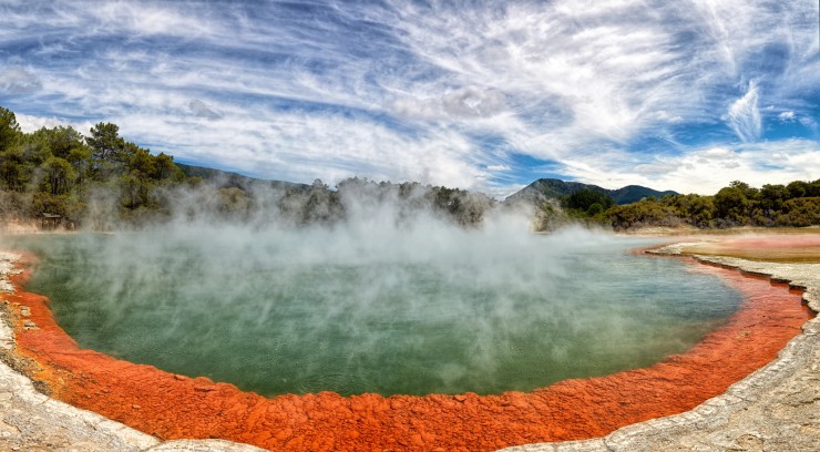 Champaign Pool, New Zealand by Alex Pokrovsky