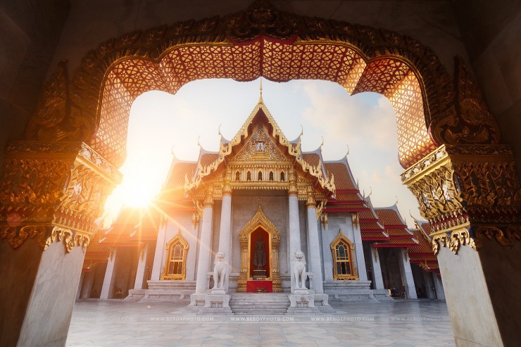 Marble temple, Bangkok by Beboy Photographies