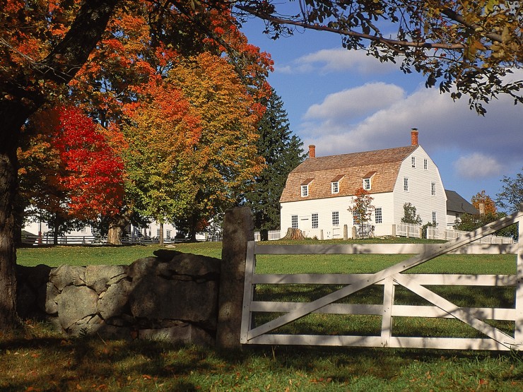 NEN004 Canterbury Shaker Village, NH --- Image by © Holmes Photogra My Photography/Index Stock/Corbis