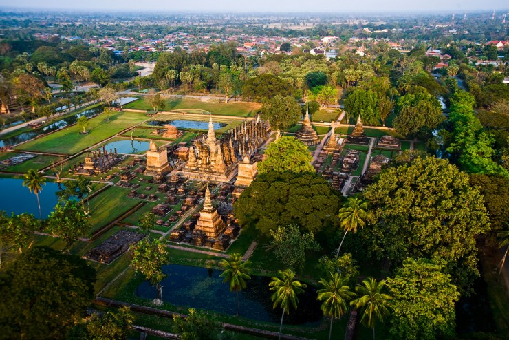 پارک تاریخی Sukhothai، شهر قدیمی تایلند