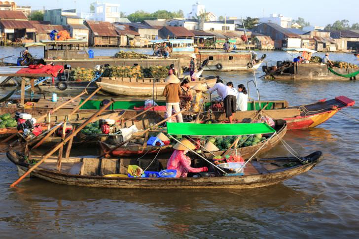 Mekong Delta floating markets