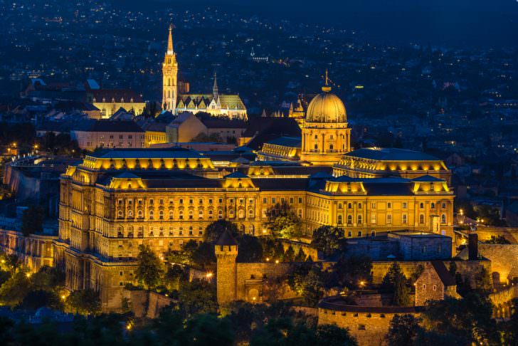 Buda Castle in Budapest, Hungary