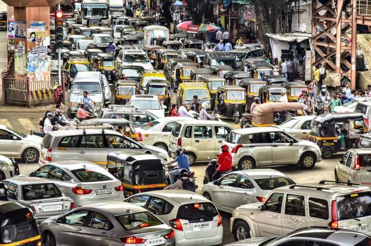 Traffic Jam in India
